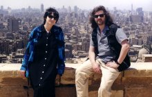 Lynn and Clive in Cairo during research for The Stargate Conspiracy, April 1998